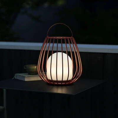 Afbeelding van LED tafellamp Jim To Go, voor buiten, rood