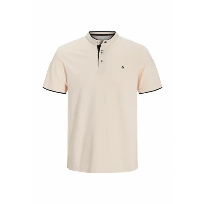 Afbeelding van Jack &amp; Jones Jjepaulos MAO NOOS Tshirt basic, Heren, Maat: Small, Peach parfait