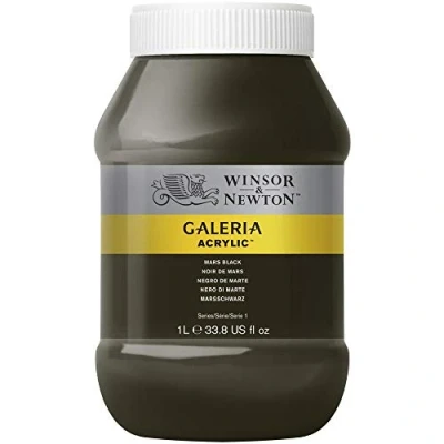 Afbeelding van Winsor &amp; Newton Acryl Galeria, 1 l, Marszwart, Serie