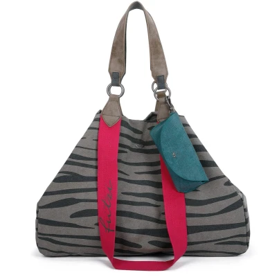 Afbeelding van Fritzi aus Preußen Izzy Canvas Shopper Tas 45 cm