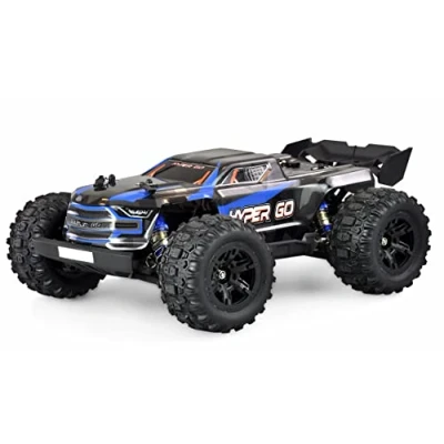 Afbeelding van Amewi 22603 Hyper GO Truggy Brushed 40 km/u 4WD met GPS 1:16 RTR blauw