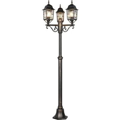 Afbeelding van TRIO VOLTURNO Paalverlichting Antieke roest excl. 3x E27 4W Buitenverlichting IP23