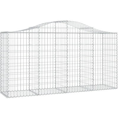 Afbeelding van Schanskorf gewelfd 200x50x100/120 cm gegalvaniseerd ijzer