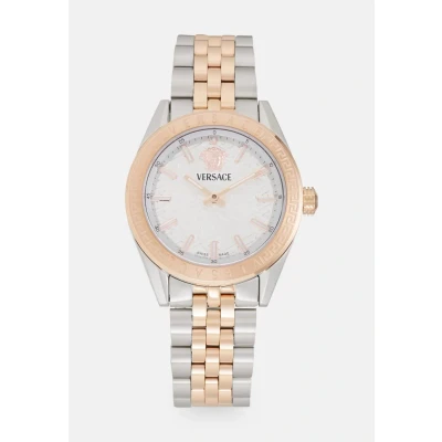 Afbeelding van Versace Watches CODE LADY Horloge rosegoldcoloured/silvercoloured, Dames, Maat: One Size, Rosegold coloured/silver coloured