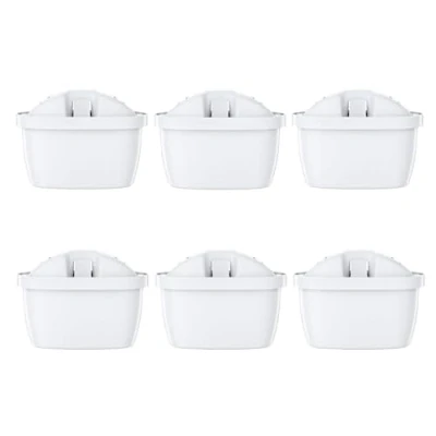 Afbeelding van AquaStrata Set van 6 waterfilters compatibel met BRITA do wody MAXTRA PRO Pure Performance filters, nieuw vermindert onzuiverheden, chloor, pesticiden en kalk