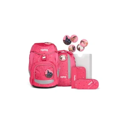 Afbeelding van Ergobag 6 stuks ergonomische schoolrugzakken, voor op paardenvakantie Roze, één maat schooltas set