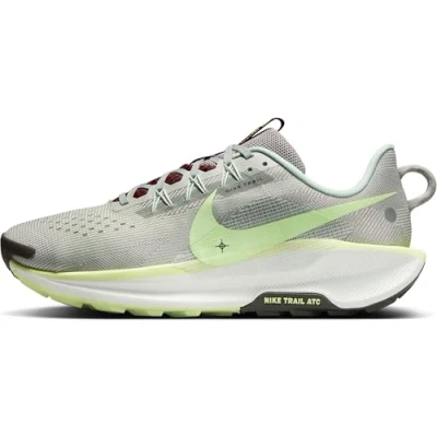 Afbeelding van Nike Performance Reactx Pegasus 5 Trail hardloopschoenen, Heren, Maat: 38.5, Light silver/barely volt/college grey/dark team red/sequoia