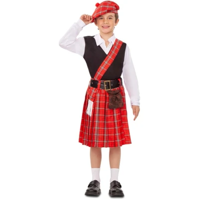 Afbeelding van VIVING COSTUMES / JUINSA Klein Schots jongenskostuum 5 6 jaar