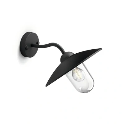 Afbeelding van Hammock buitenwandlamp zwart Philips