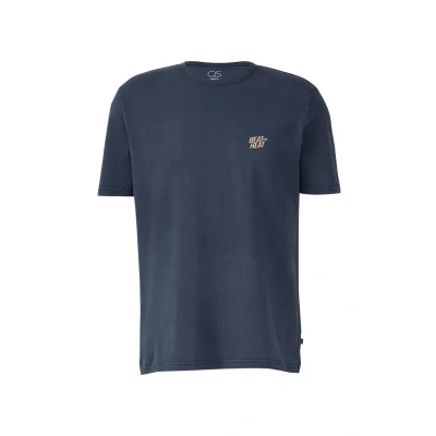 Afbeelding van Q/S designed by Heren t shirt Maat M Mannen 58D1 BLUE katoen