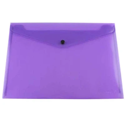Afbeelding van Q Connect Snelhechter A4, PP, Violet, 12 Stuk
