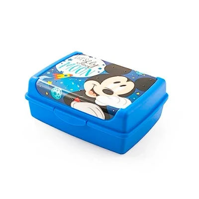 Image de Lulabi Mickey Cosmo Porte déjeuner en polypropylène, boîte à lunch, 17 x 13 6,5 cm
