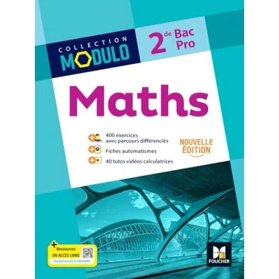 Afbeelding van MODULO MATHS 2E BAC PRO LIVRE ELEVE