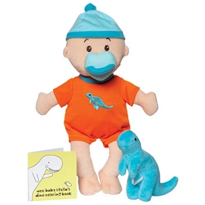 Afbeelding van Manhattan Toy Babypop Stella met Tiny Dino set
