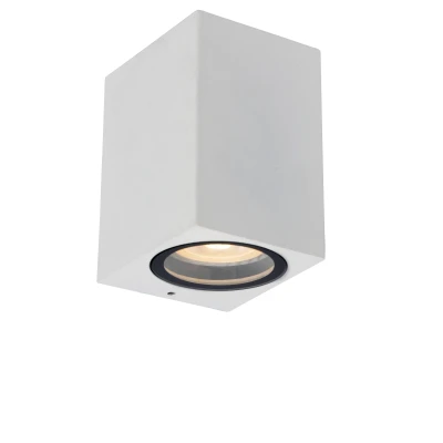 Afbeelding van Lucide ZARO Wandspot / Wandlamp Binnen/Buiten 1xGU10 IP44 Wit