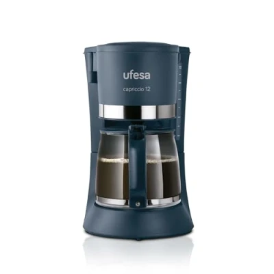 Image de Cafetière Ufesa CG7124 680W1.2L Réutilisable Système Anti Goutte Arrêt Automatique Bleu