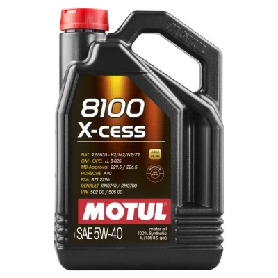 Afbeelding van Motul 5W 40 4L Motorolie 104256 VOLKSWAGEN: Golf 6, 5, RENAULT: SCENIC 2, Megane 4, AUDI: A5 B8 Sportback, A1 Sportback