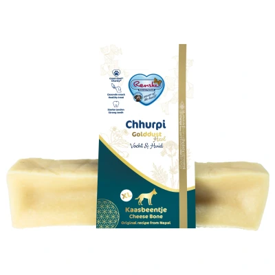 Afbeelding van Renske Chhurpi Golddust Heal Vacht &amp; Huid Melk Hondensnacks Xl