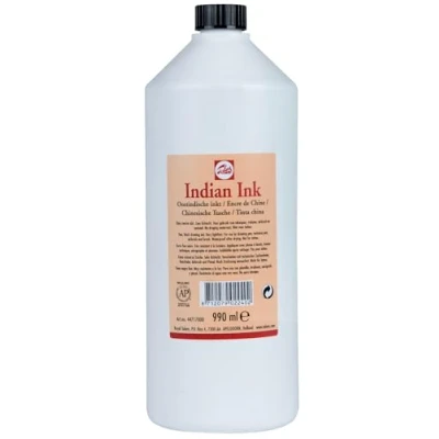 Afbeelding van Talens Oost Indische inkt flacon 990 ml