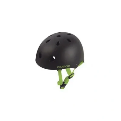 Afbeelding van Polisport Junior Graffiti fietshem kind Maat S (53 55cm) mat groen