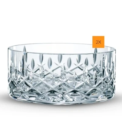 Afbeelding van Spiegelau &amp; Nachtmann Set van kristal, 2 schalen. Transparant