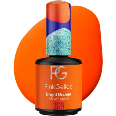 Afbeelding van Pink Gellac 369 Bright Orange Gel Nagellak 15 Ml