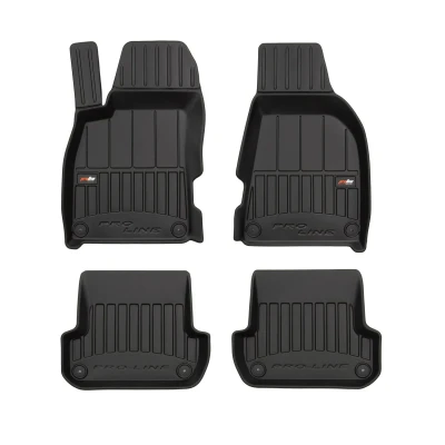 Afbeelding van FROGUM 3D408654 Vloermatset Rubber voor en achter 4 Zwart AUDI: A4 B6 Saloon