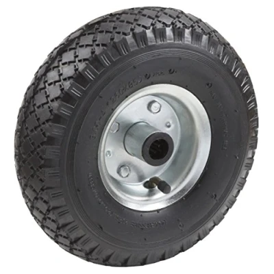 Afbeelding van Metafranc Luchtwiel Ø 260 mm Stalen velg Type 3.00 4 200 kg Draagvermogen Reservewiel, 810130 voor vlak terrein