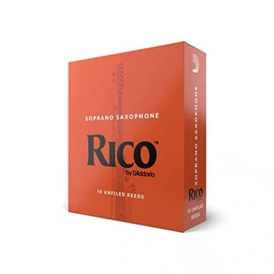 Image de D&#039;Addario RIA1015 Anches saxophone soprano, force 1.5, boîte de 10