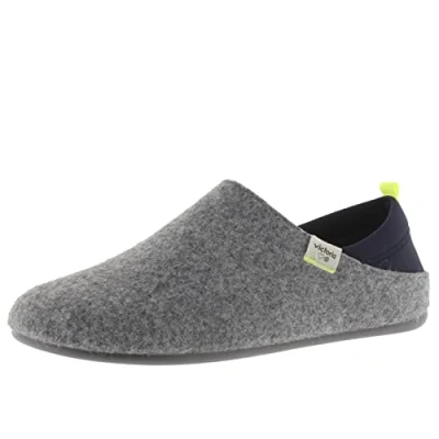 Afbeelding van Victoria 1081115 WOMEN Pantoffels, gerecycled vilt &amp; neopreen aan de achterkant, damesdienblad, grijs, 37 EU, grijs.
