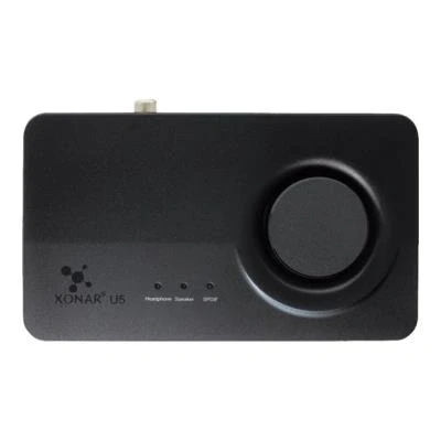 Afbeelding van ASUS Xonar U5 geluidskaart USB 5.1 kanalen, compact, zwart