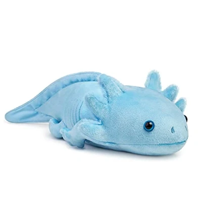 Afbeelding van lilizzhoumax Axolotl Pluche dier 51 cm Simulated Dier, Kawaii Knuffel, Realistisch Speelgoed voor Wilde Dieren, Cadeau Vrienden en Kinderen