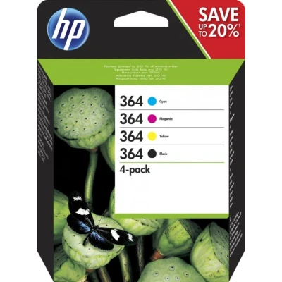 Afbeelding van HP Inktcartridge N9J73AE 364 zwart 3 kleuren