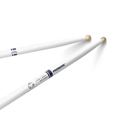 Image de Pro Mark TXDC17W WHITE Baguettes de fanfare en hickory américain Scott Johnson