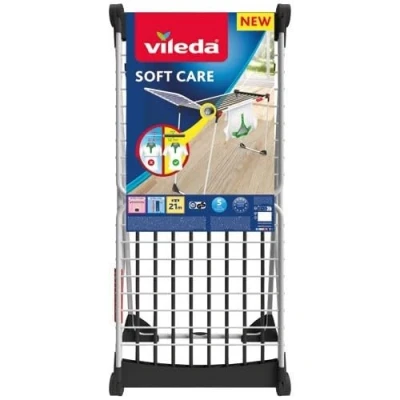 Afbeelding van Vileda Soft Care Droogrek Tafel 21 m drooglengte Hoge vleugels XXL waslijnen