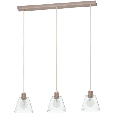 Afbeelding van EGLO Copley Hanglamp E27 90 cm roségoud