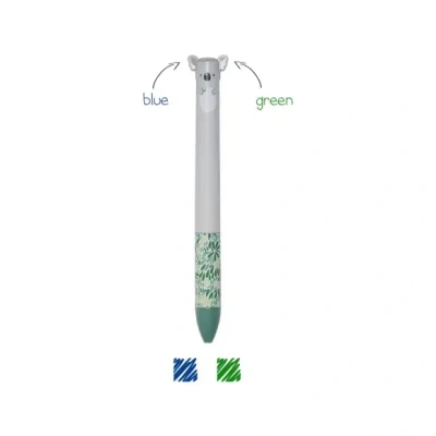 Afbeelding van click&amp;clack twee kleurige pen hug me
