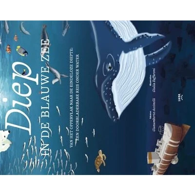 Image de Diep in de blauwe zee