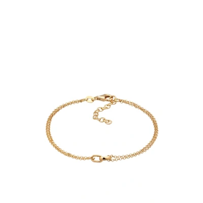 Afbeelding van Elli Dames Armband zonder steen Peesketting 925 Sterling Zilver 16 cm