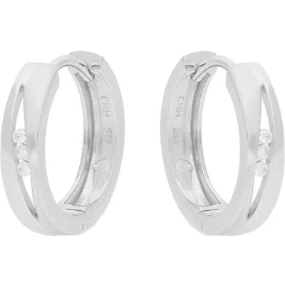 Afbeelding van Glow 107.0100.13 oorringen zilver zilverkleurig Ø 12mm