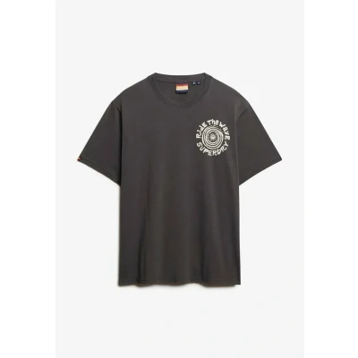 Afbeelding van Superdry Tshirt print, Heren, Maat: Medium, Bison black