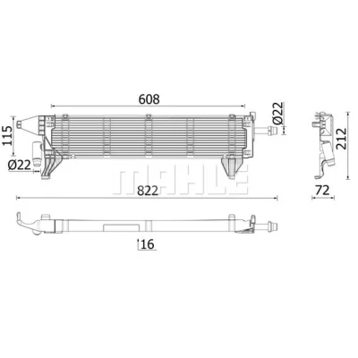 Afbeelding van Mahle Original Radiateur CR 2636 000P