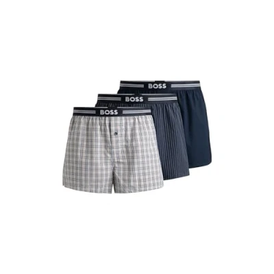 Afbeelding van BOSS 3 PACK Boxershort, Heren, Maat: Large, Light beige