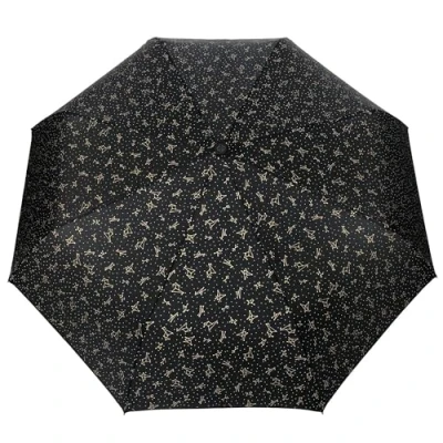 Afbeelding van Smati Constellation Opvouwbare Stormparaplu Compact Auto Open/Dicht ø 96 cm Zwart/Gold