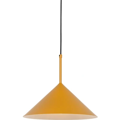Afbeelding van QAZQA Design hanglamp geel Triangolo