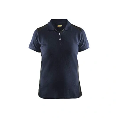 Afbeelding van Blaklader Dames poloshirt piqué 3390 1050 Donker marineblauw/Zwart S