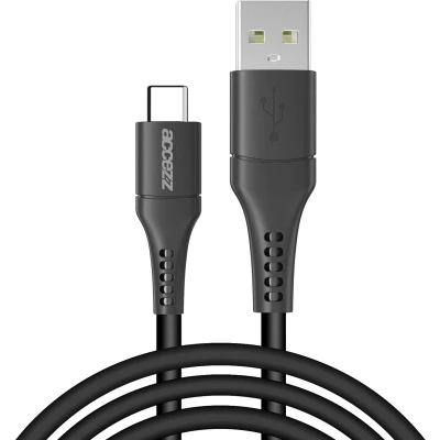 Afbeelding van Accezz USB C naar kabel 2 meter Zwart