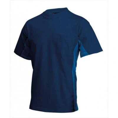 Afbeelding van Tricorp 102002 T Shirt Bicolor Borstzak Marineblauw/Koningsblauw