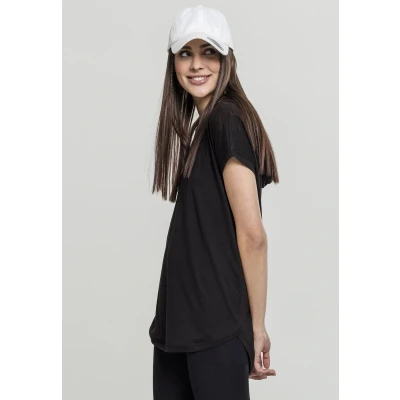 Afbeelding van Urban Classics Sleeveless Jersey Hoodie Dames T shirt zwart XXL