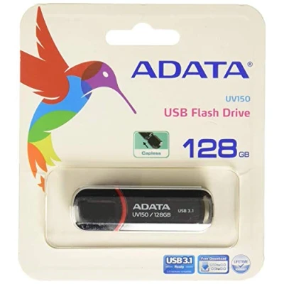 Afbeelding van USB stick Adata UV150 Zwart 128 GB
